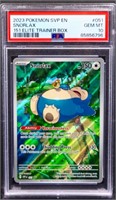 Graded gm mint 2023 Pokemon Snorlax card