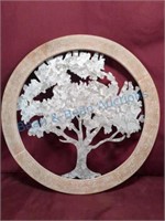 Cut out metal tree