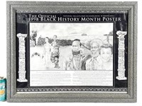 Cadre THE OFFICIAL 1998 BLACK HISTORY MONTH POSTER