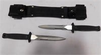 Pair of Fixed Blade Throwing Knives