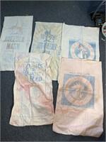 Vintage feed sacks
