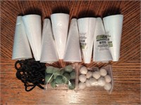 Styrofoam Cones & Crafting Materials