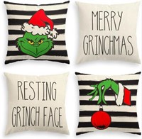 (18x18") Christmas Ornament Throw Pillow Cover