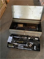 TOOL BOX W/ SOCKETS, WRENCHES & MORE