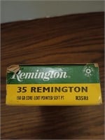 20 rounds 35 Remington 150 gr core-lokt pointed