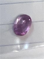 Pink sapphire no heat .79 CT
