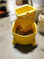 Large Yellow Mop Bucket
