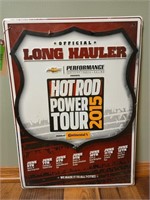 Hot Rod Power Tour 2015 Long Hauler sign 21x15