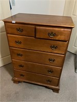 Oak chest drawers