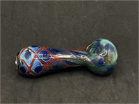 Blue Green Red Glass Pipe
