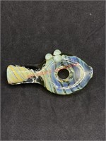 Small One Hit Swirl Glass Pipe