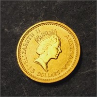 24K  3.15G Australia 15 Dollars Coin