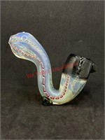 Self Standing Footed Glass Pipe