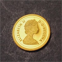 24K  3.15G 25Cent Canada 2020 Coin