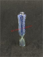 Blue Single Toke Glass Pipe