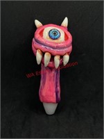 Pink Resin Monster Glass Pipe