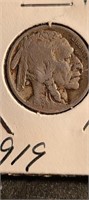 1919 Buffalo Nickel