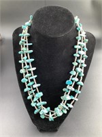 NAVAJO BEADED TURQUOISE NECKLACE