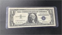 1957 BLUE SEAL DOLLAR NOTE