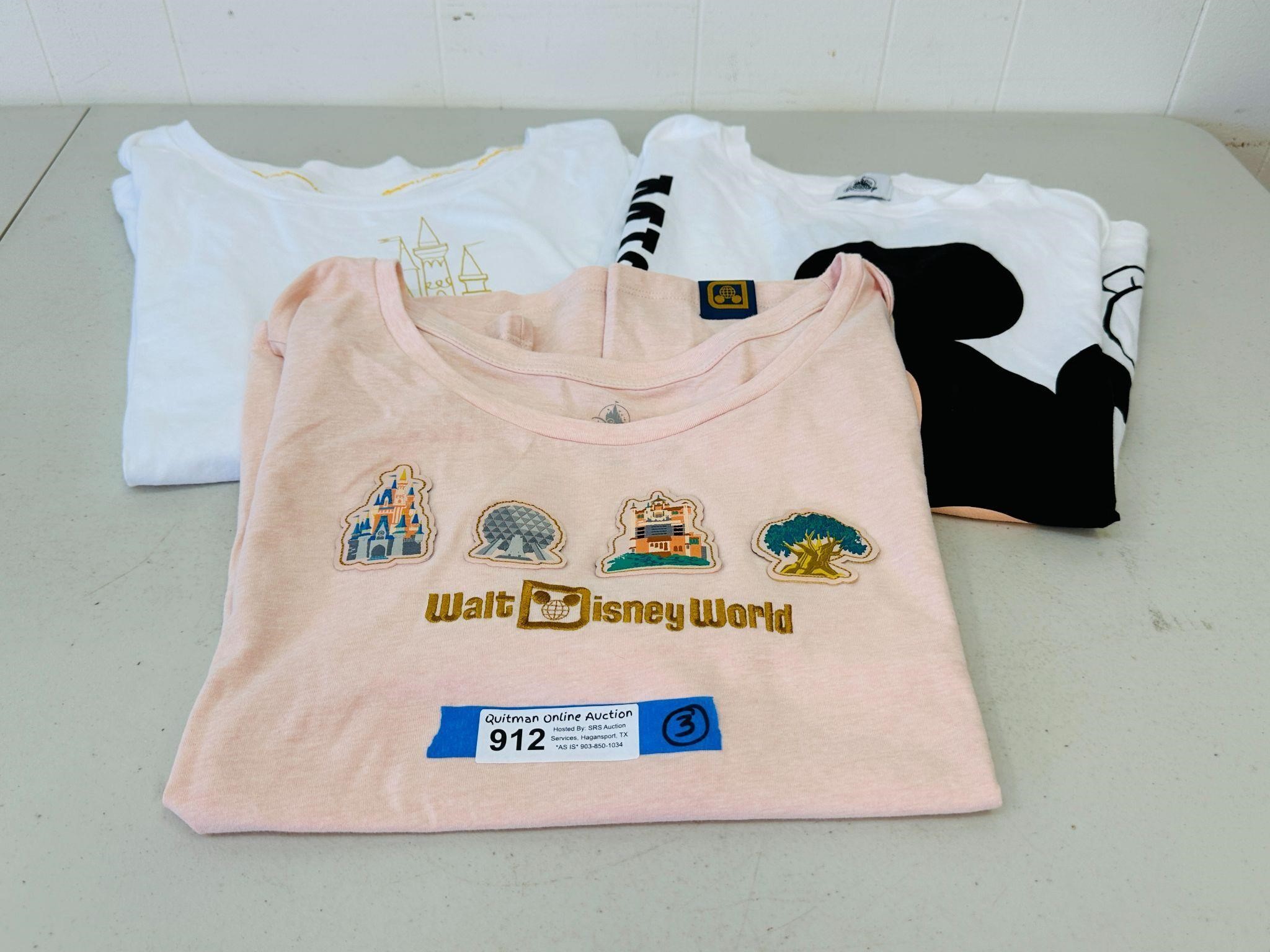 (3) Women's Disney T Shirts size 1X