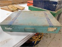 Green Metal Box W/ Electrical Supplies?