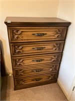 Oak chest drawers