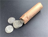 $10 ROLL SILVER QUARTERS 1964 AND OLDER