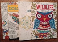 Adult Coloring Books (x4)