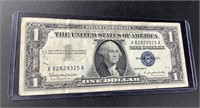 1957 B BLUE SEAL DOLLAR NOTE