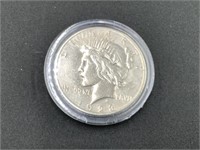 1923 S SILVER PEACE DOLLAR