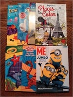 Large Lot of Coloring Books
