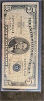 1953 $5.00 Silver Certificate