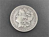 1886 O MORGAN SILVER DOLLAR
