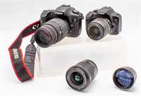 Canon T2i & 7d Dslr Camera Set (lot Of 6)