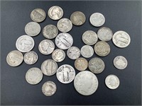 MISCELLANEOUS SILVER COINS