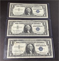 1957 BLUE SEAL DOLLAR NOTES