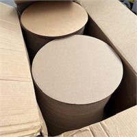 Circular pizza cardboard