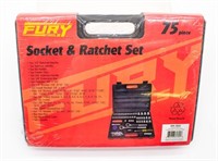 Fury Tools 75 Pc Socket and Ratchet Set