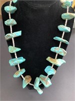 NAVAJO BEADED TURQUOISE NECKLACE