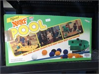 Vintage Kids Nerf Pool Game in Box