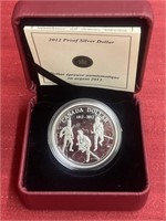 RCM 2012 Proof Silver Dollar. War of 1812: