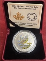 RCM 2014 25-cent Coloured Coin - The Eastern