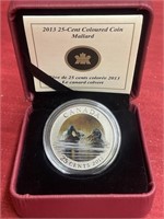 RCM 2013 25-cent Coloured Coin - Mallard