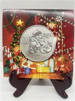 RCM 2013 $20 9999 Fine Silver Coin - Santa