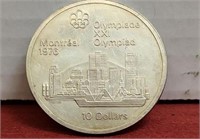 1976 Montreal XXI Olympiad $10 coin.