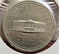 1873-1973 Prince Edward Island Canadian $1 coin