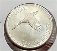 1867-1967 Canadian $1 Coin.