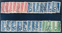 AUSTRIA #J132-J158 USED VF