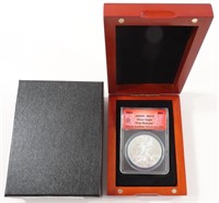 ANACS 2011 SILVER EAGLE FIRST RELEASE MS70 W/ BOX