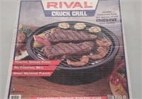 NIB Rival smokless indoor crock grill